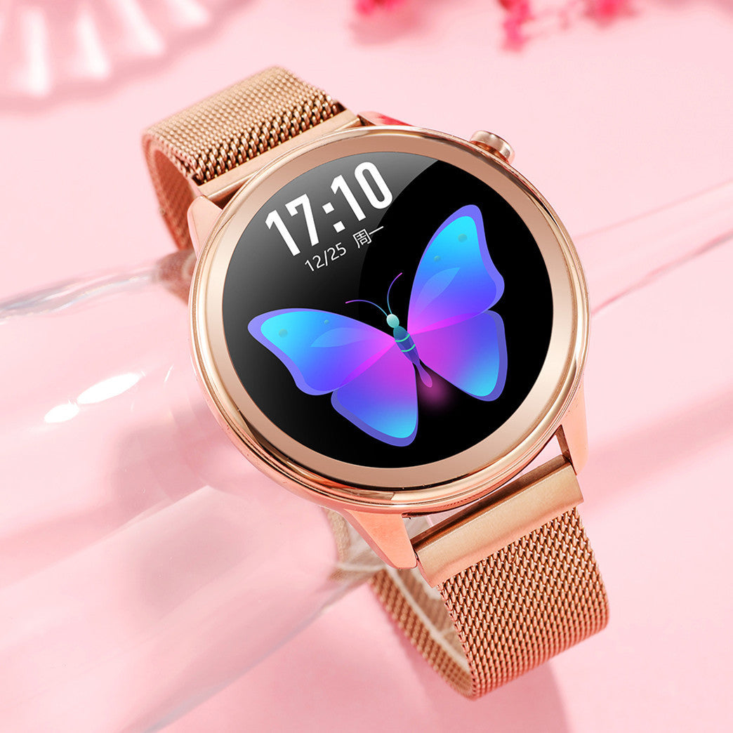 Smart Watch Ladies Heart Rate Blood Pressure Multifunctional Sport Watch Men Women Waterproof