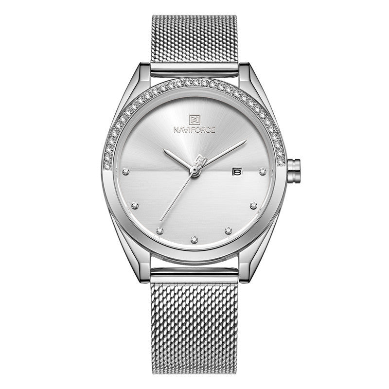 Lux Waterproof Calendar Women Quartz Watch