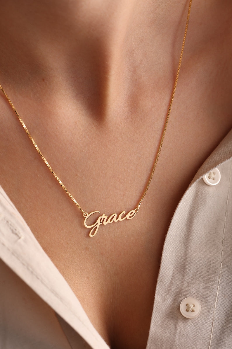 Exquisite Dazzling Customizable Name Design Versatile Necklace