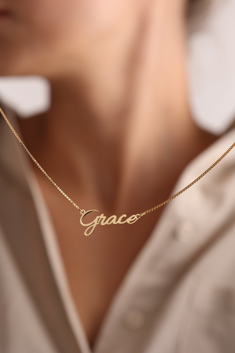 Exquisite Dazzling Customizable Name Design Versatile Necklace