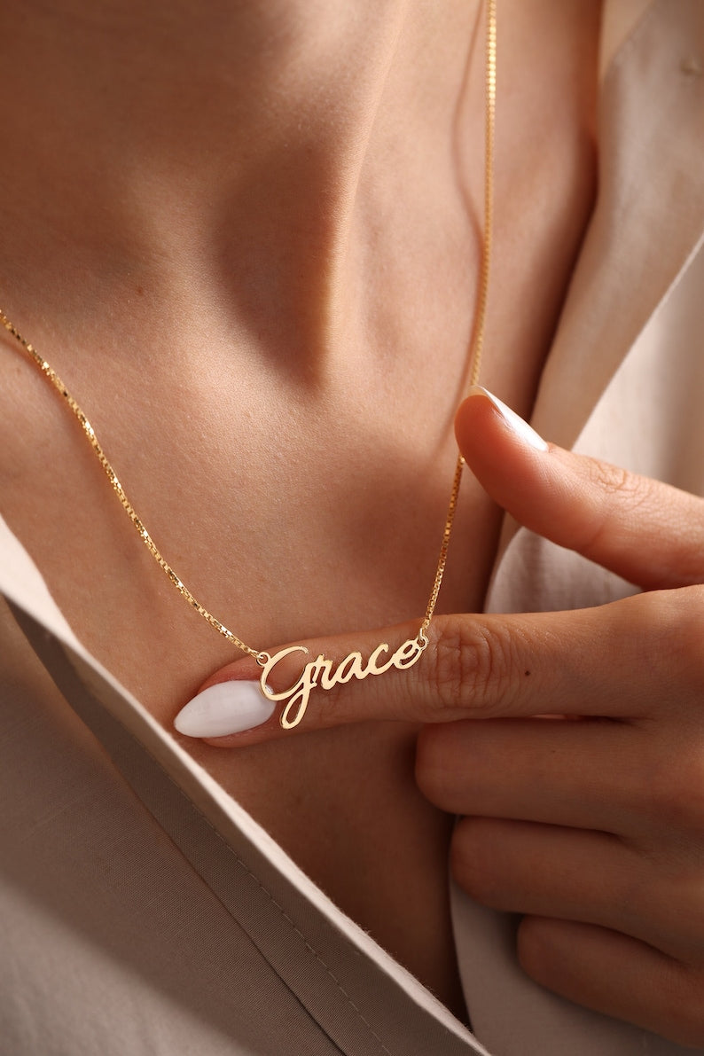 Exquisite Dazzling Customizable Name Design Versatile Necklace