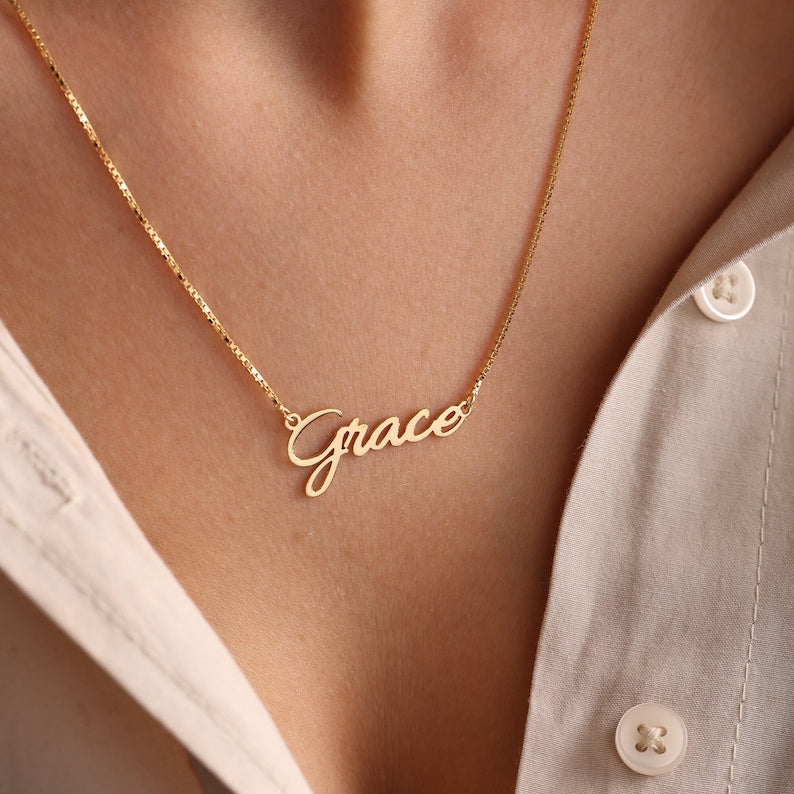 Exquisite Dazzling Customizable Name Design Versatile Necklace