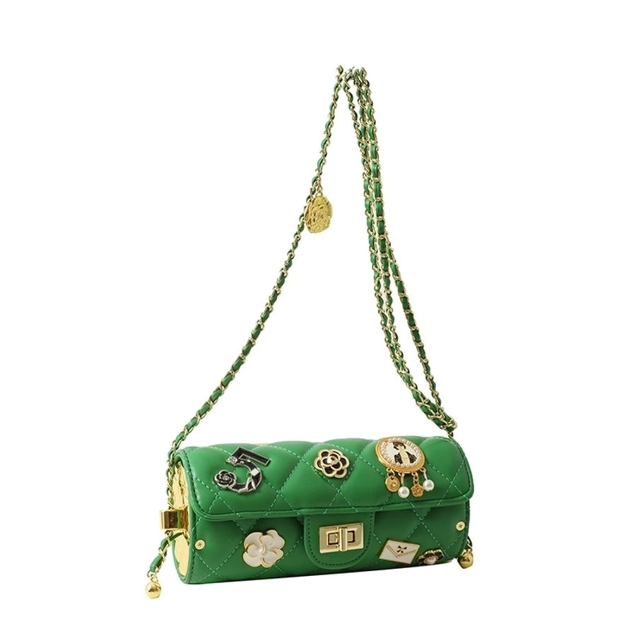 Leather Flower Streetwear Shoulder bag