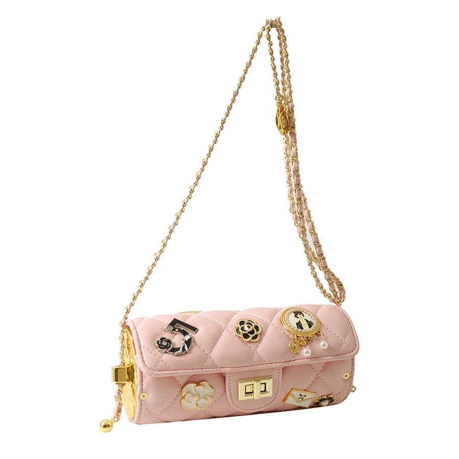 Leather Flower Streetwear Shoulder bag